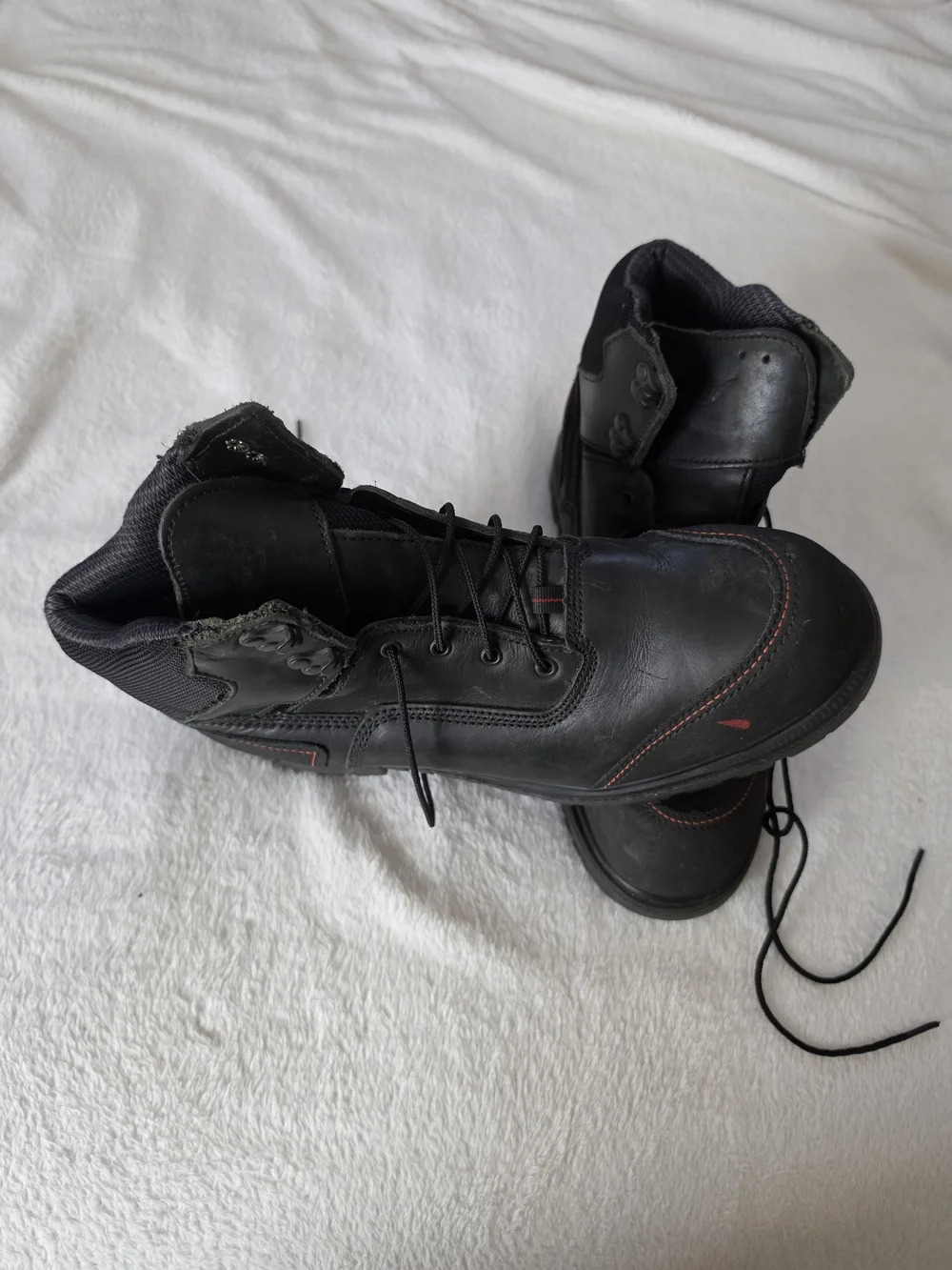Black Red Wing Men BRNR XP 6-Inch Waterproof Safety Toe Boot (Style 2400) Sz 11